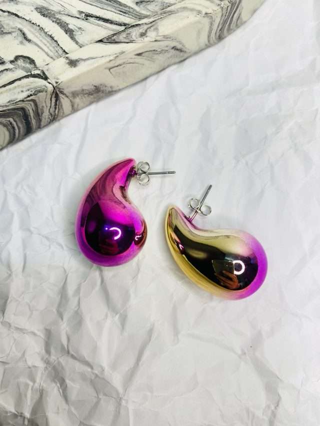 HAILEY DROP EARRINGS DUAL SHADE