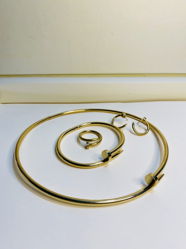 NAIL NECKLACE CHOKER FULL SET - Image 2