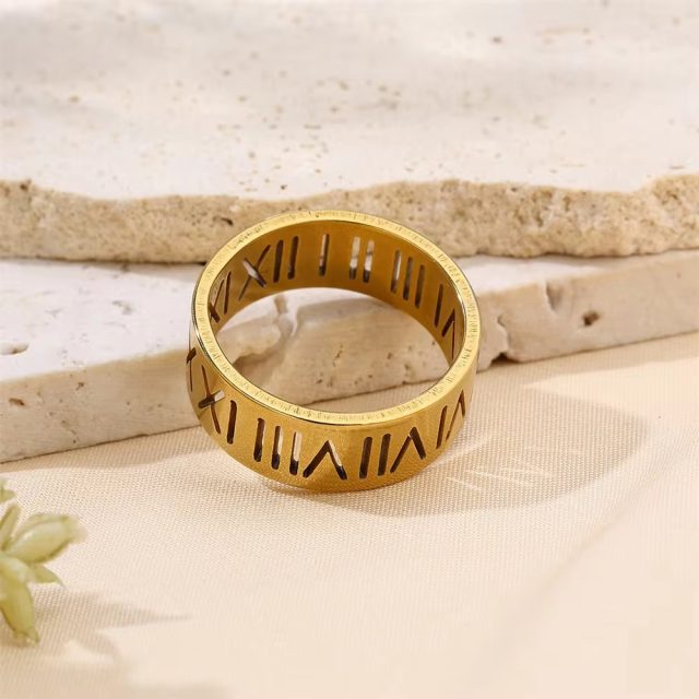 ORELIA Roman Number Ring - Image 2