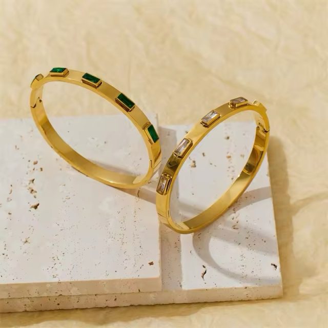 Embedded Zircon  Charm Bracelets - Image 2