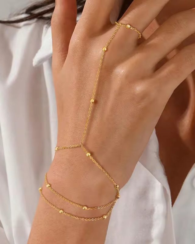 3 Layered Hand Chain