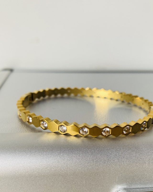 Cubic Zirconia Stacking Bracelet