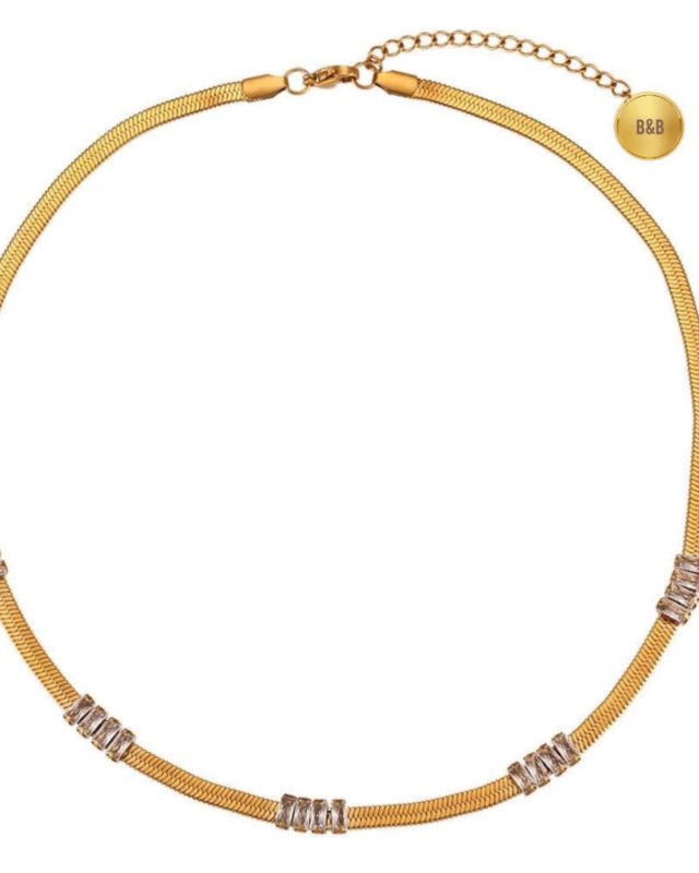 Herringbone Snake Chain Necklace